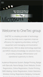 Mobile Screenshot of onetec.be