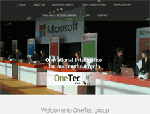 Tablet Screenshot of onetec.eu