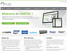 Tablet Screenshot of onetec.pk